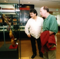 With Cathal Hayden in Minon HQ Museum, Tokyo, Japan in 1999